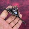 Mother Of Pearl Pendant Gemstone Pendant Copper Wire Wrapped Handmade Jewelry