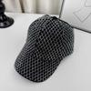 Women'S Hot Stamping Hollow Top Baseball Cap Summer Sun Protection Korean Style Light Luxury Sunshade Hat Versatile