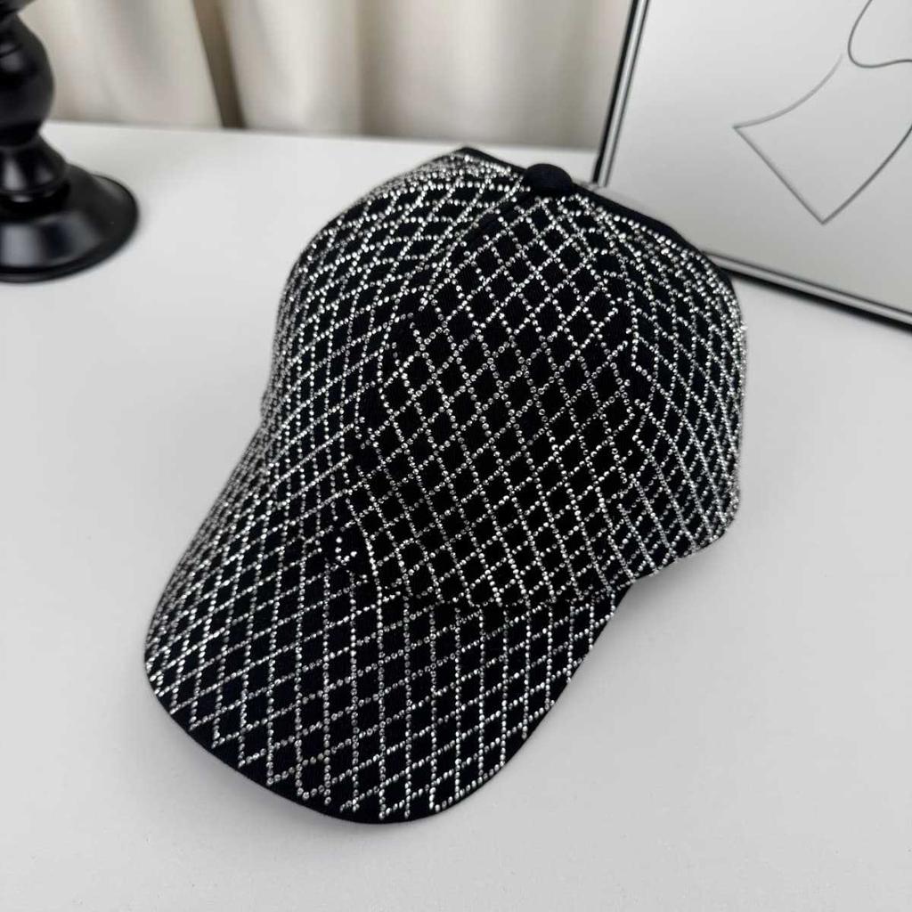 Women'S Hot Stamping Hollow Top Baseball Cap Summer Sun Protection Korean Style Light Luxury Sunshade Hat Versatile