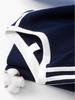 Stylish Boys' Letter Print Cotton T-Shirt, New Summer Style with Three Stripes.