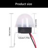 2Pcs 220V 50-60Hz 10A Waterproof Sensitive Auto Switches Auto On Off Photocell Street Light Lamp Switches for Pathway