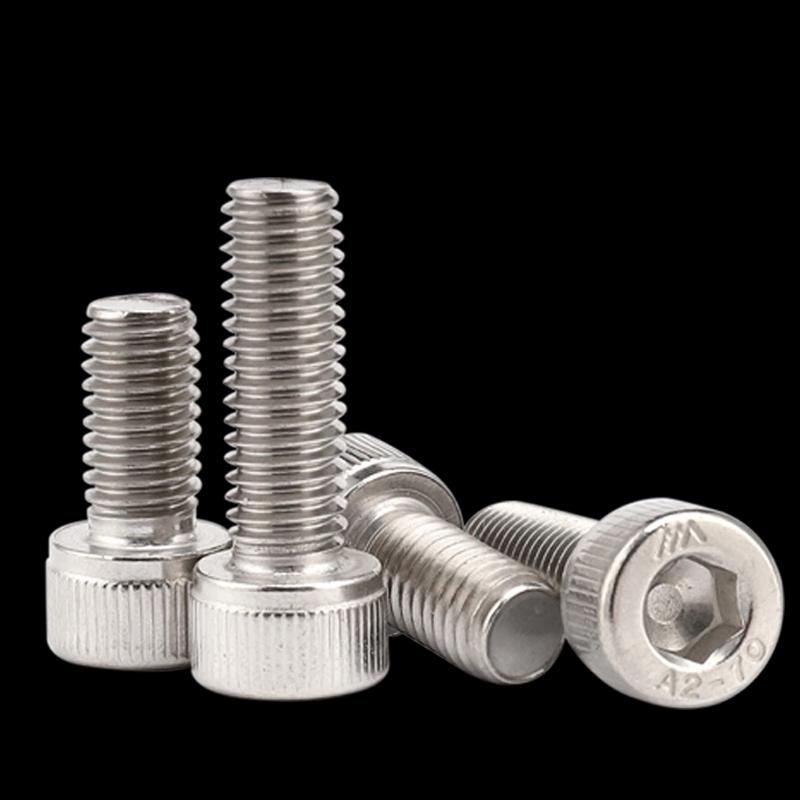 AOZHAN 304 Stainless Steel Hex Socket Cap Head Screws