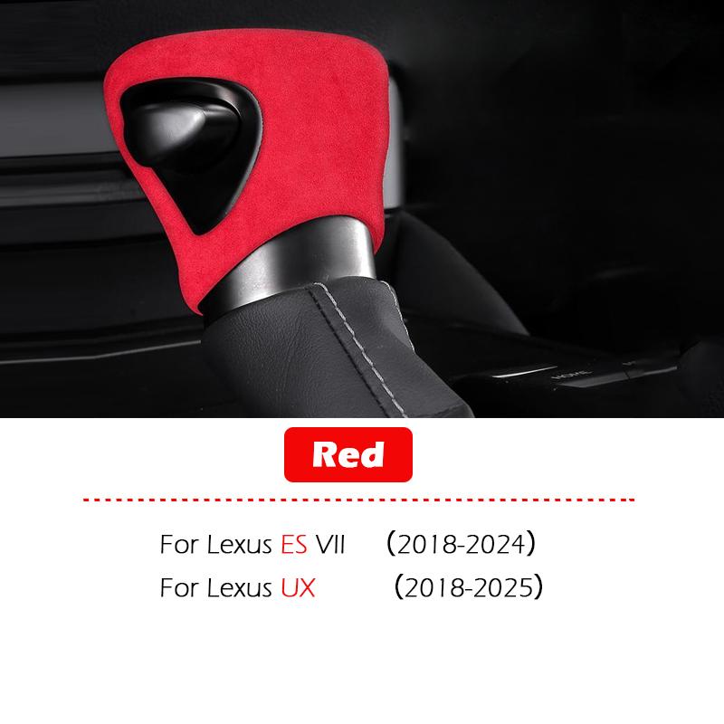 For Lexus NX RX ES IS GS ES UX 300 350 350 450 Suede Leather Car Gear Shift Knob Cover Car Gear Handle Head Inner Accessories