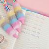 Kawaii Cartoon Moon Plush Unicorn 6 Color Gel Pen Student Love Multi-Function Marker 0.05Mm  Ball Pen Kids Festival Reward Gifts