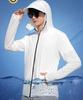 Leichter 50+ Sonnenschutz-Hoodie für Herren aus großflächigem EisSeidenstoff für Outdoor-Radfahren und Laufen