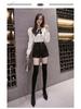 2026 Spring/Autumn High Waist Black Bootcut Bottoms: Slimming Petite Casual Base Layer Shorts