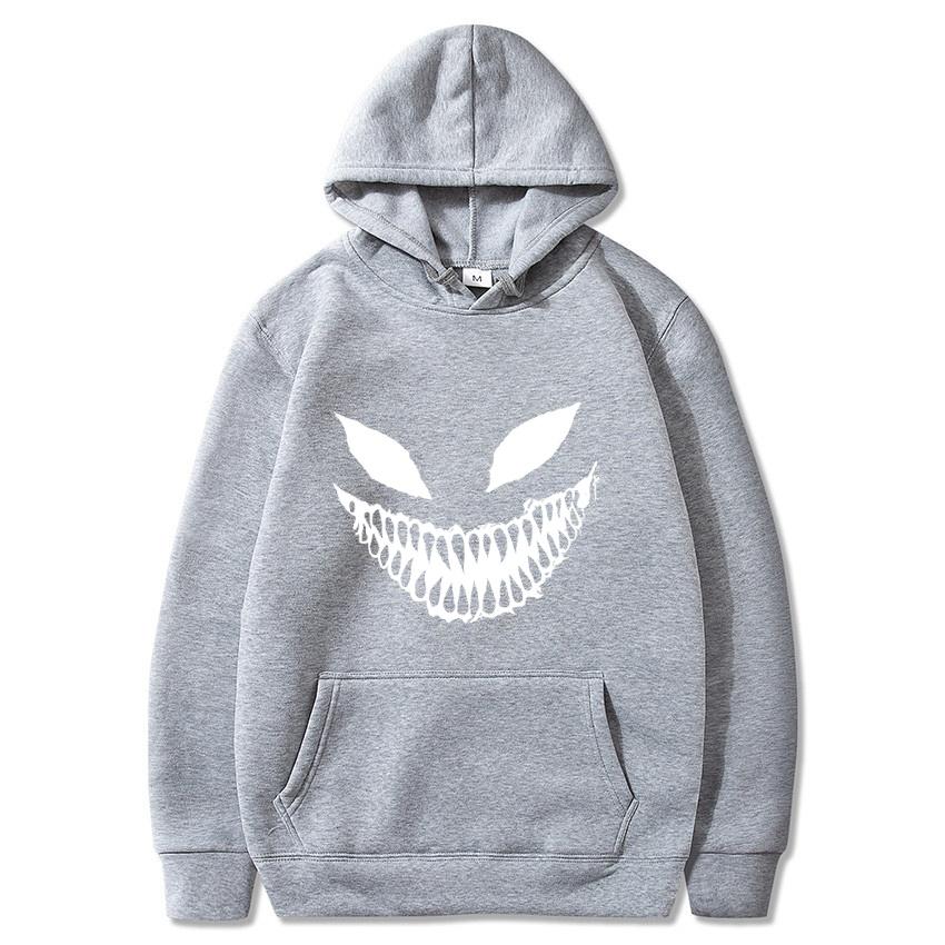 2025 Autumn/Winter Pain Venom Mask Printed Hoodie Academy Classic Hoodie Daily Fashion Casual Long Sleeve Warm Hoodie