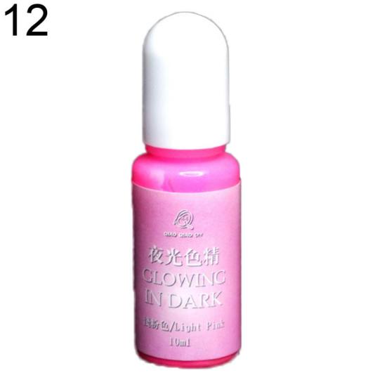 Yousheng 20 Colors Luminous Pigment Dye UV Resin Epoxy DIY Making Crafts Jewelry Supply