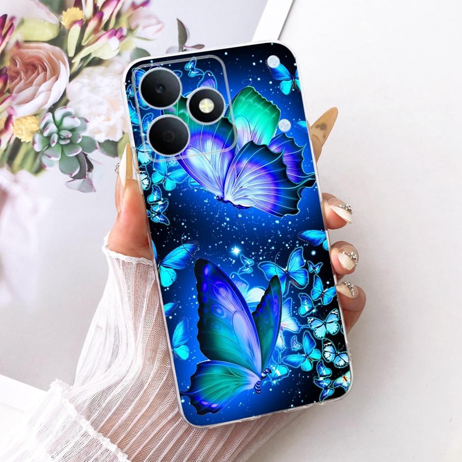 For Realme Note 80 4G Case RMX5388 Cute Cat Flowers Painted Cover Soft Silicone Case For Realme Note 80 Note80 Back Cover Fundas