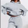 Plus Size Women's Hoodie & Leggings Set