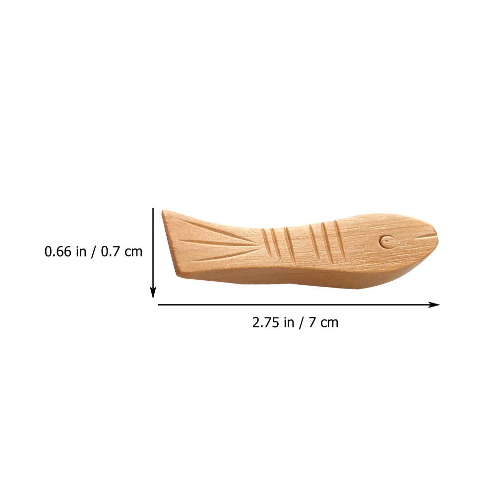 4 pcs Wooden Chopstick Rest Japanese Style Smooth Surface Table Decor For Holding Chopsticks Kitchen Cutlery Organizer Dinning