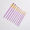 Useful New 10pcs Professional Painting Brushes Watercolor Gouache Brushes Round Head Painting Brush Set Art Supplies