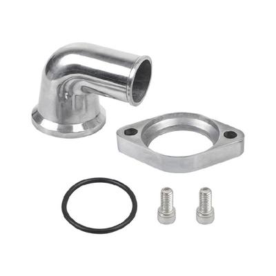 Car 90 Degree Adjustable Polished Aluminum Cooling Housing For 327 350 396 454 BBC Engine Models Improved Heat Transfer