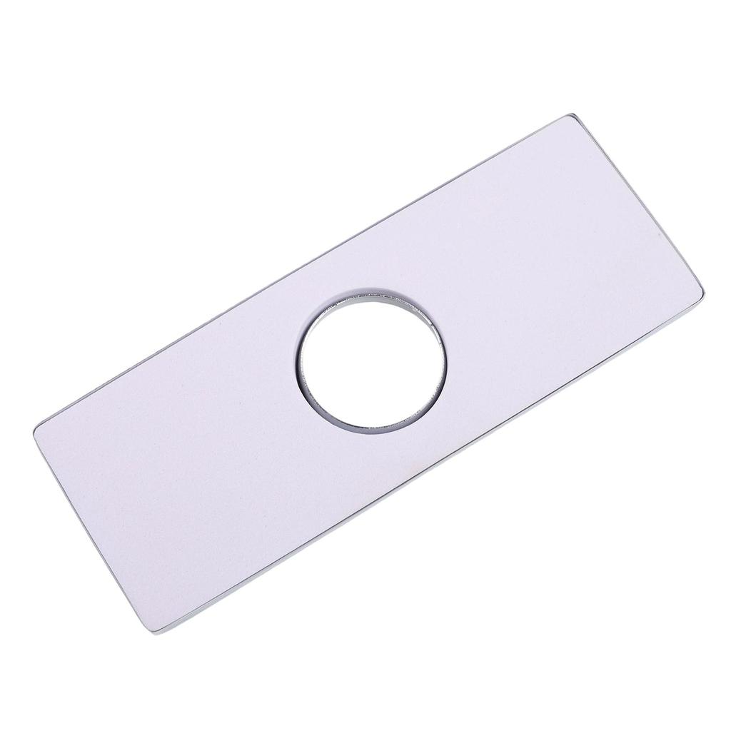 Deck Plate Cover Bathroom Sink Cover Easy Installation Elegant Touch Modern Look Rust Resistant Bathroom Decor