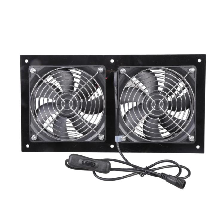 

Multipurpose 12V Double Exhaust Cooling Fan Featuring IP67 Rating And Switches For Use In Different Environments 1