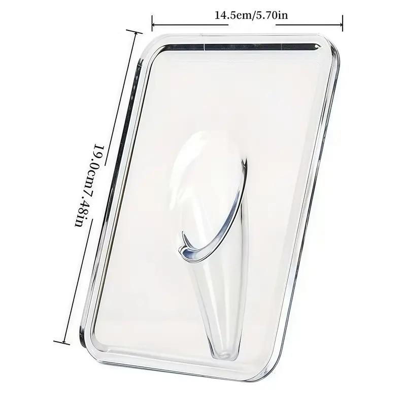 Modern Acrylic Vase with Geometric Frame. Clear Rectangular Decor for Home/Office. Elegant Gift for Any Occasion.