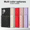 Crossbody Cards Solt Wallet Leather Rfid Case For Samsung Galaxy A55 A15 A35 A25 S24 Ultra S23 Plus S22 S21 Triple Fold Cover