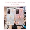 Bling Glitter Fall für Samsung Galaxy A34 A54 A14 A33 A53 A23 S21 Plus S20 FE S22 S23 Ultra Strap Lanyard Silikon abdeckung