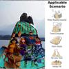 1pc Scooby-Doo Mystery Flannel Throw Blanket - Lightweight Soft Warm All-Season Blanket for Sofa, Bed, Travel, Camping  L1029093