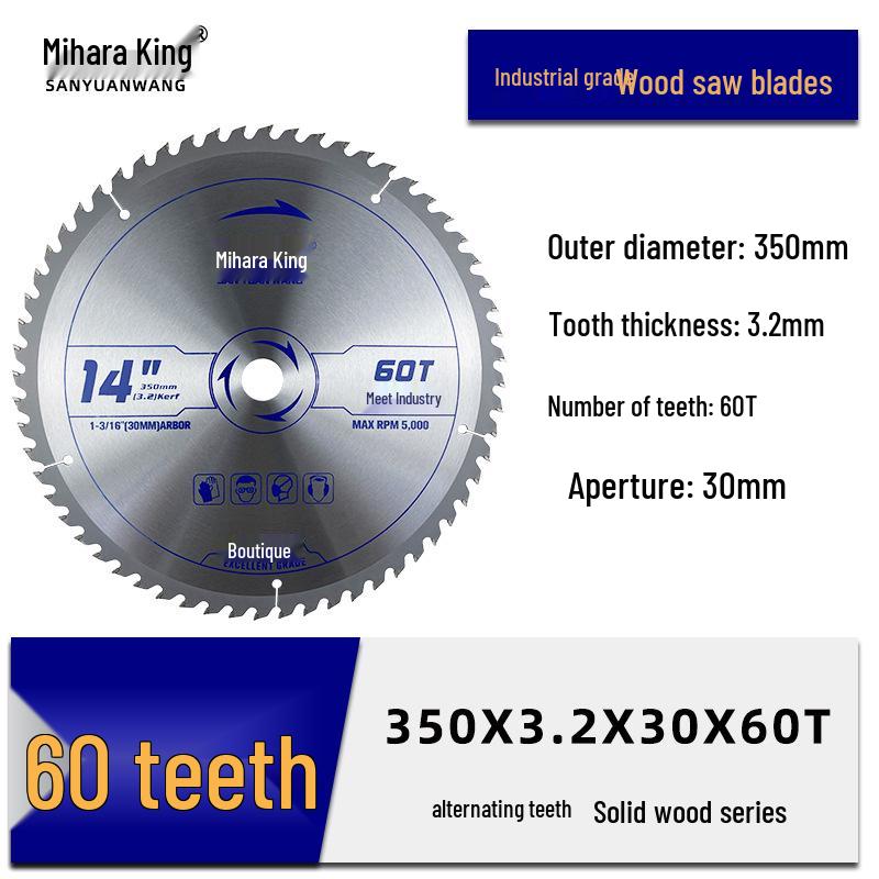 Woodworking Angle Grinder Saw Blade - Alloy Cutting Disc for Wood, Sizes 4/5/7/9 inch