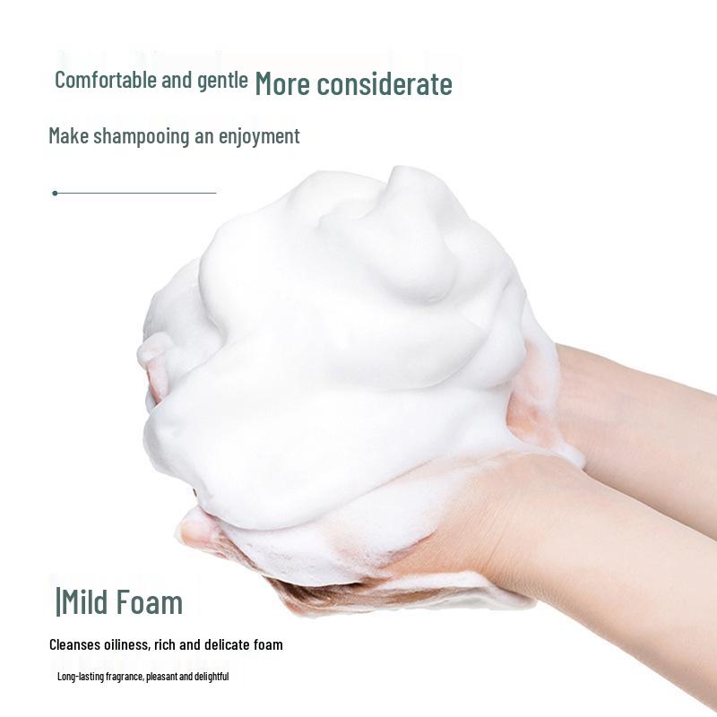 Hu Mei Goat Milk Shampoo: Smooth & Frizz-Free with Amino Acids, Scalp Oil Control