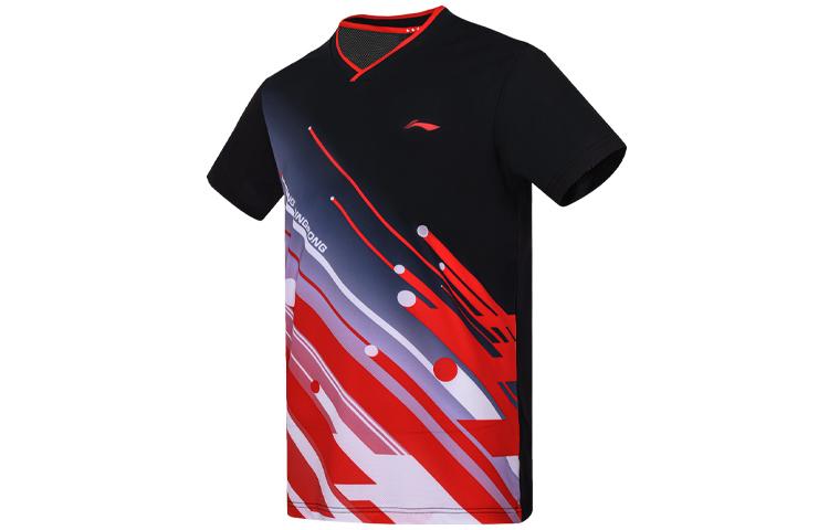 Li Ning Table Tennis Collection T Shirt Men's Black AAYS017-1