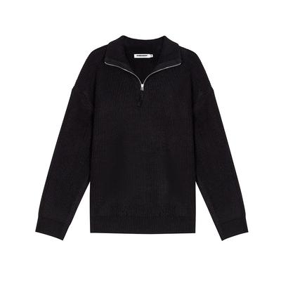 JAMBANGEE Pánské) Tráva Half Zip_Bn3Wsw506-Bk