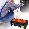 Tool Box Hardware Storage Organizer Small Part Case Portable Plastic Tackle Container with Removable Dividers