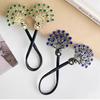 Peacocks Shaped Hairpin Strong Grip Alloy Materials For Gym Party Quick Hairstyling