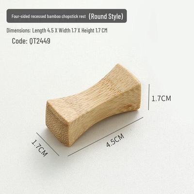 Japanese-Style Wooden Chopstick Rest