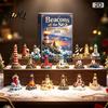 Holiday Countdown Surprise Acrylic Ocean Lighthouse Advent Calendar 24 Day Box with Nautical Retro