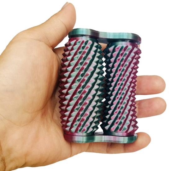 3D Printed Spiky Roller Fidget Toy Anxiety Stress Relief Kids Teens Adults Handheld Bumpy Rolling Massage Stick