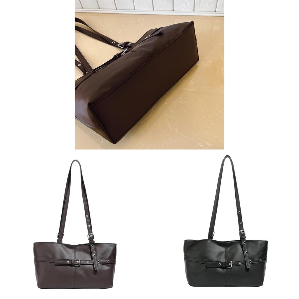 Retro Style Large Capacity Bag For Women With Pu Material And Magnetic Closure