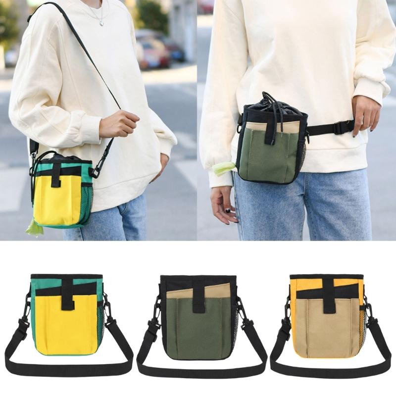 Dog Training Bag Adjustable Pet Treat Pouch Outdoor Walking Bag Pet Supplies Treat Waist Bag Pet Outdoor Treats Bag