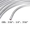 1x/2x 25ft/7.62m Car Brake Line Roll 3/16" 1/4" 5/16" OD Silver Plated Zinc Coil Corrosion Proofing Brake Pipe Hose Piping Tube