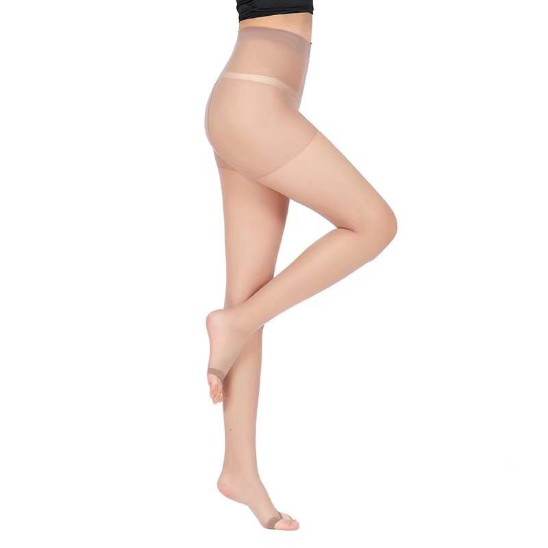 

Сексуальные женские колготки, чулки с пальцами, с открытым носком, с эффектом кожи, нейлоновые колготки, эластичные чулки до бедра, длинные чулки, женские колготки One Size