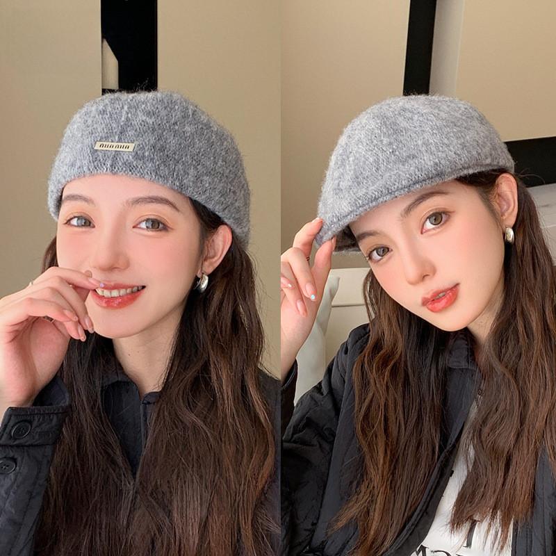 Uk Fashion Beret With Warm Breathable Material For Autumn Outdoor And Commuting