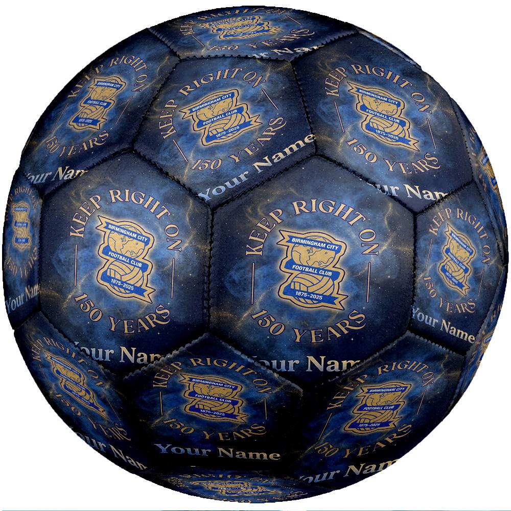 BIRMINGHAM CITY Football Fashion Size 5 Football Wearproof Non‑Slip Soccer Ball For Sports Training Entertainment Use
