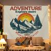 VIKAMA Summer Vintage Tropical Tapestry Bohemian Wall Decor Tapestry Dormitory Bedroom Backdrop Strong Room Decoration