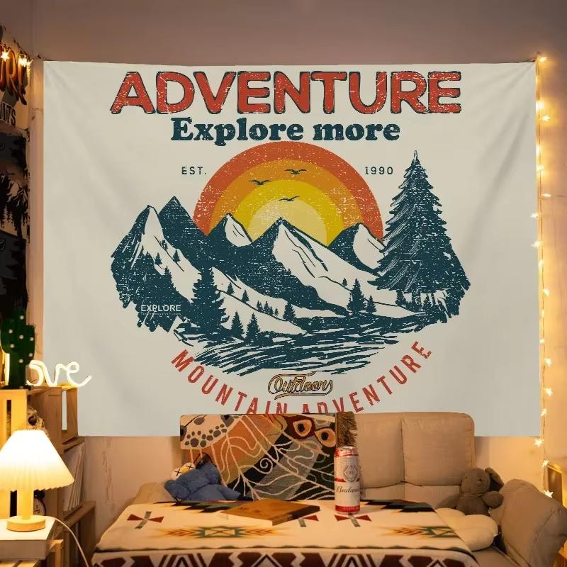 VIKAMA Summer Vintage Tropical Tapestry Bohemian Wall Decor Tapestry Dormitory Bedroom Backdrop Strong Room Decoration