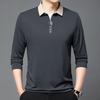 Men S Short Sleeve Loose Fit Solid Color Polo Shirt