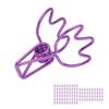 100Pcs Crown Shape Paper Clips Cartoon Cute Metal Binder Clips for Office Supplies School Document Ticket Handbook