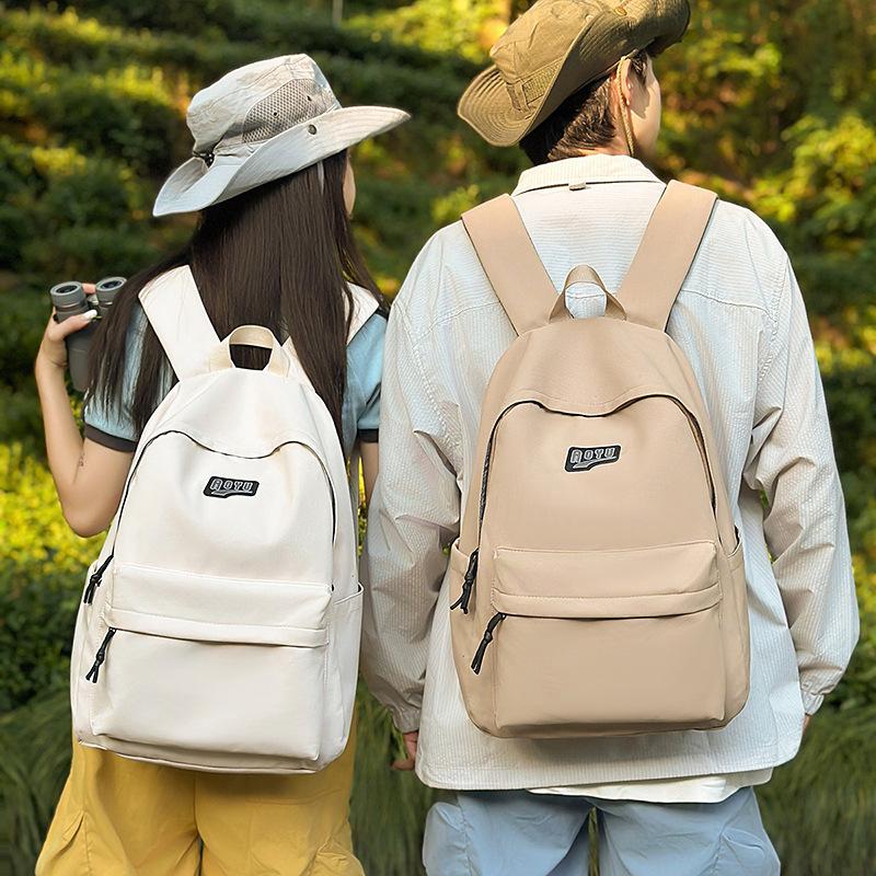 Schoolbag Backpack Male 1011 New Large Capacity Travel Backpack Junior High School Student High School Student School Bag Travel Simple Backpack