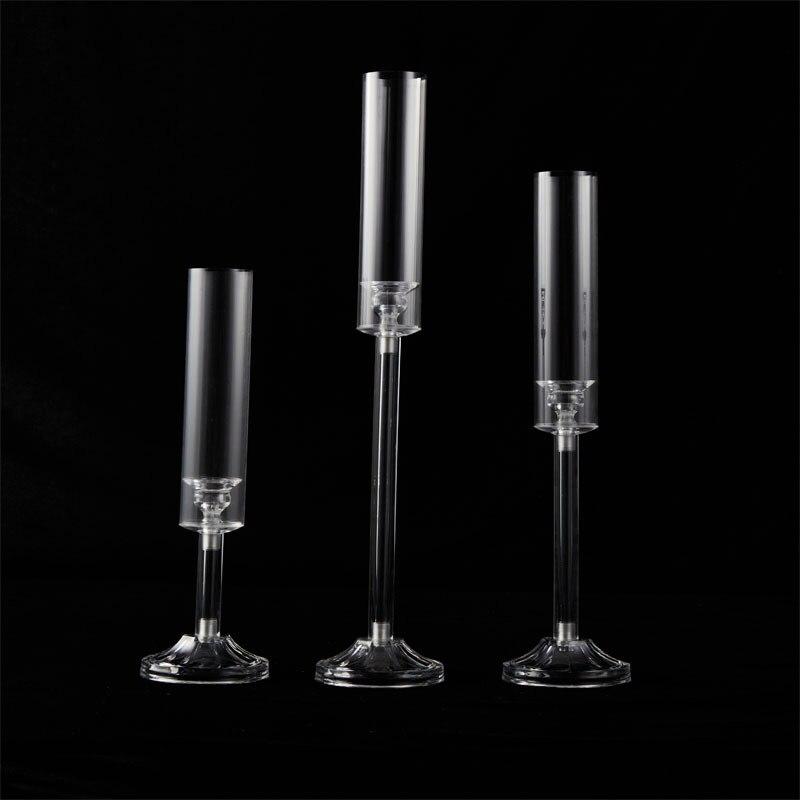Buy 3 Pack Simulated Crystal Candlesticks Acrylic Candlestick