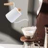 Coffee Tea Pot Gooseneck Kettle, with Lid, 350ml Pour Over Drip Kettle