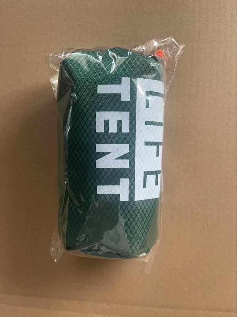 Outdoor Camping Portable Aluminum Foil Triangle Tent & First Aid Warm Sleep Blanket Raincoat