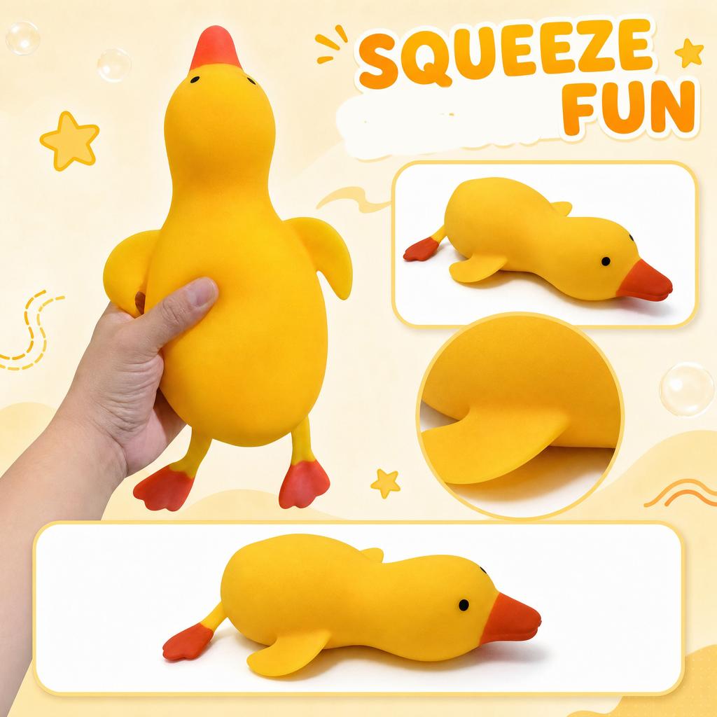 Stress Relief Squeeze Toy Soft Flexible Material Durable Design for Hand Exercise and Sensory Play Suitable for Adults and Children
