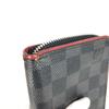 Louis Vuitton N63304 Damier Graphite Zippy Wallet Zip Around Wallet Black/Red