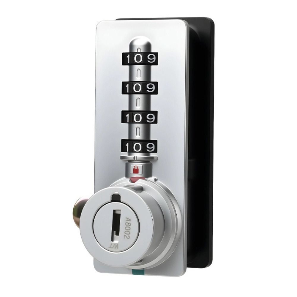 4-Digit Mechanical Password Lock Zinc Alloy Number Security Lockset 4-Digit Code Lock Drawer Use