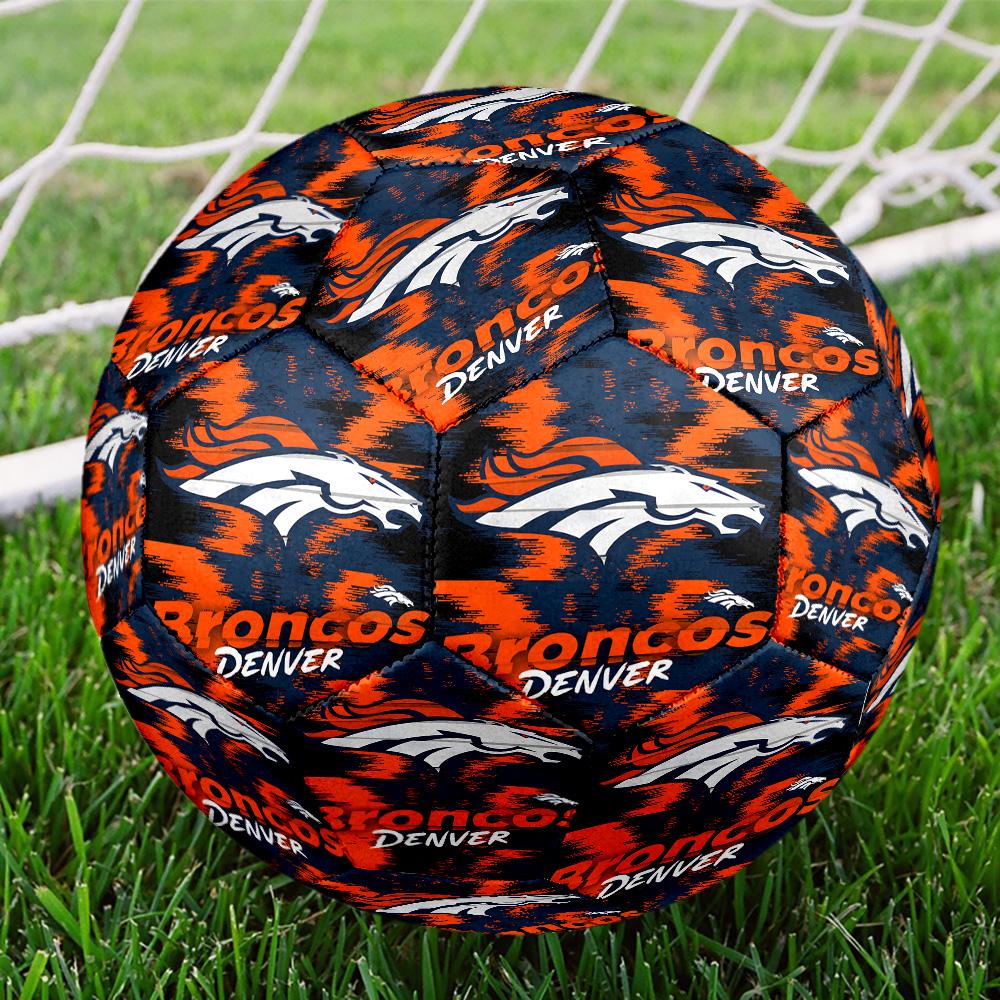 Denver Broncos Logo Size 5 Soccer Balls, High-Quality, Anti-Slip, Protective Football, a Unique Gift Suitable for Birthdays, Christmas